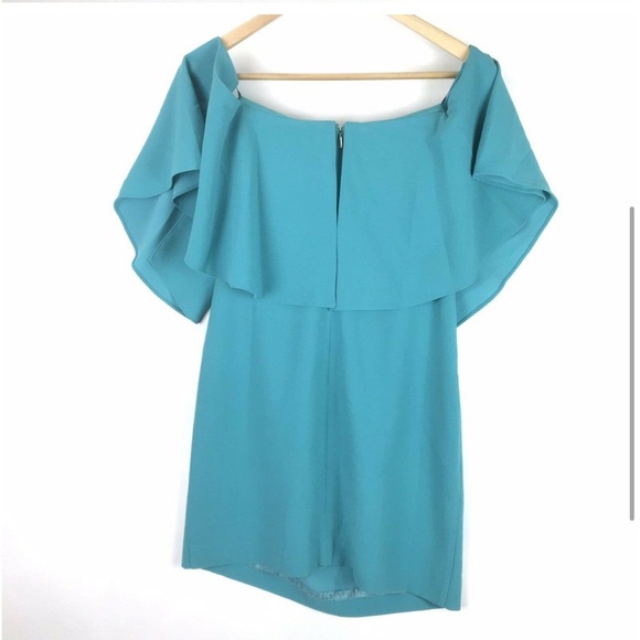 Trina Turk Mirador Off Shoulder Ruffle Dress - Picture 3 of 4